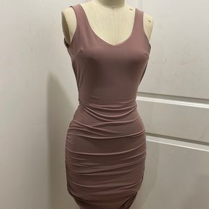 Back Out Dress- Mauve
